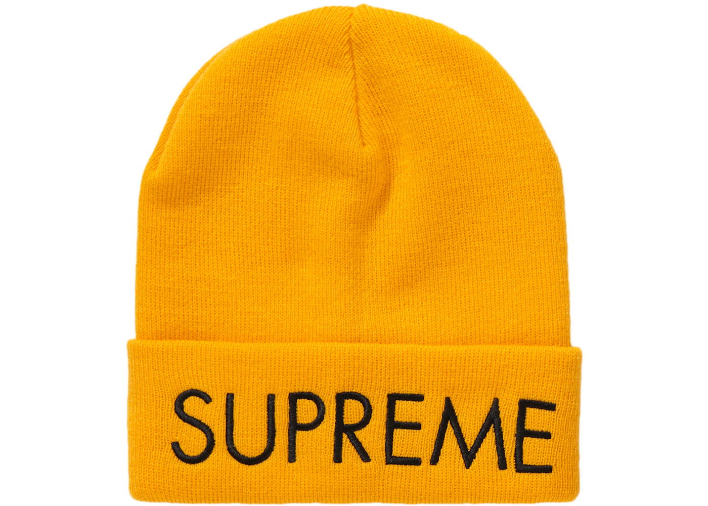Supreme Capital Beanie Bright Gold