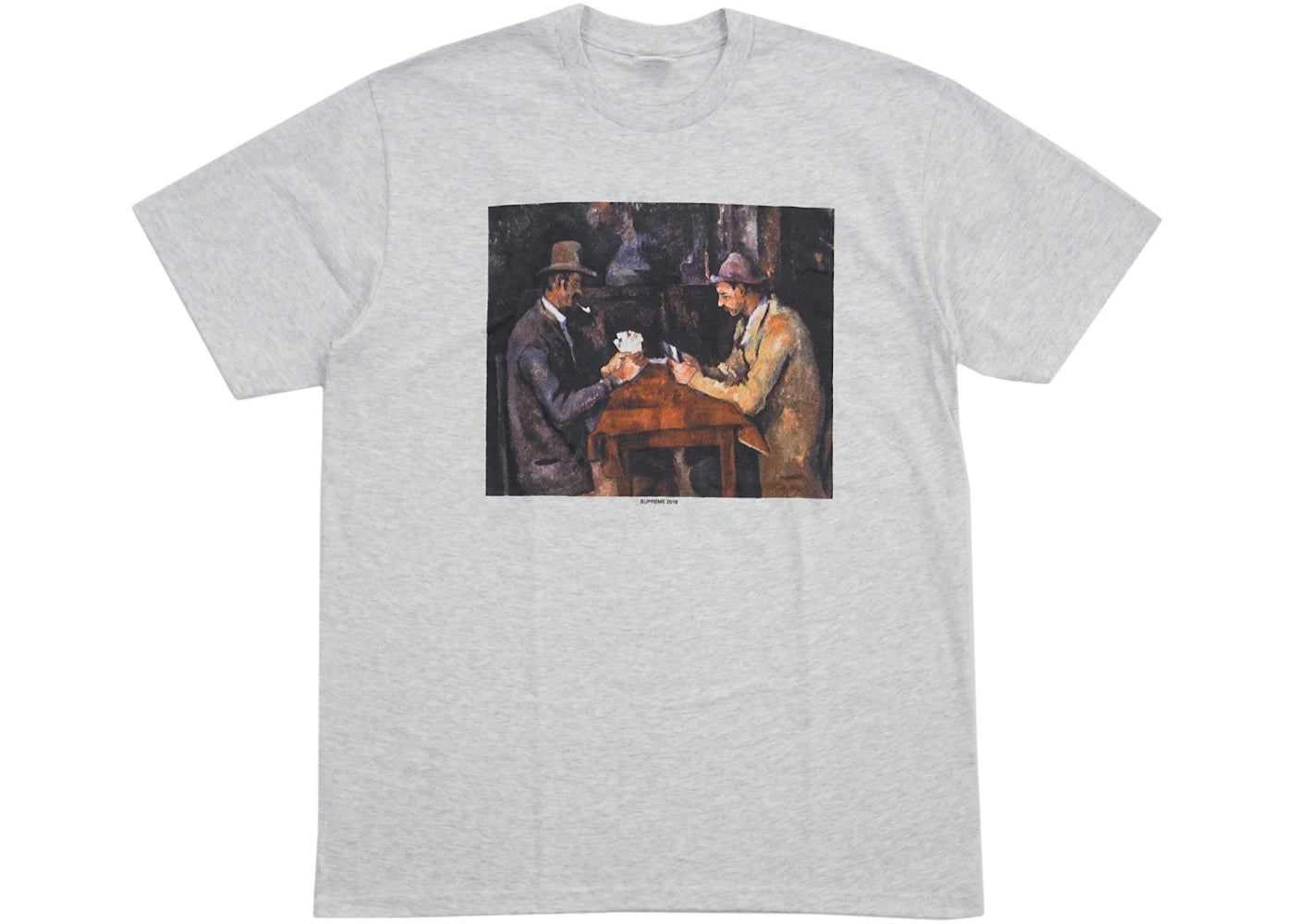 Supreme Cards Tee Ash Grey