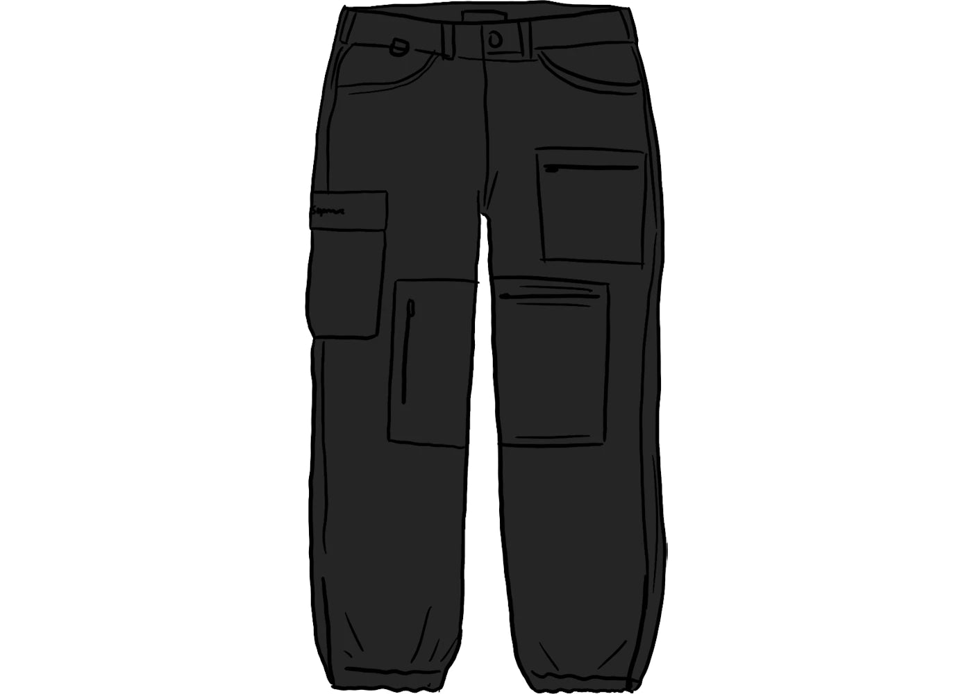 Supreme Cargo Flight Pant (SS21) Black