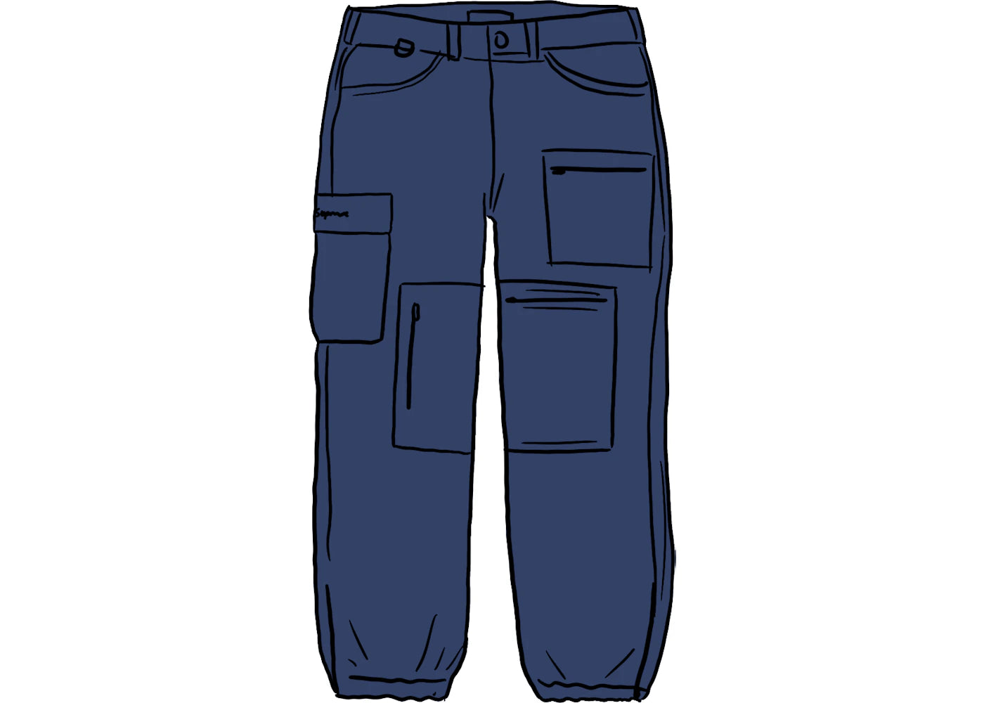 Supreme Cargo Flight Pant (SS21) Navy