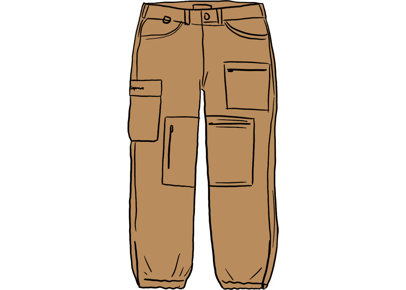 Supreme Cargo Flight Pant (SS21) Tan