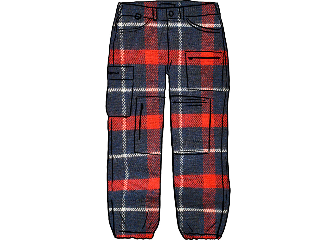 Supreme Cargo Flight Pant (SS21) Tartan