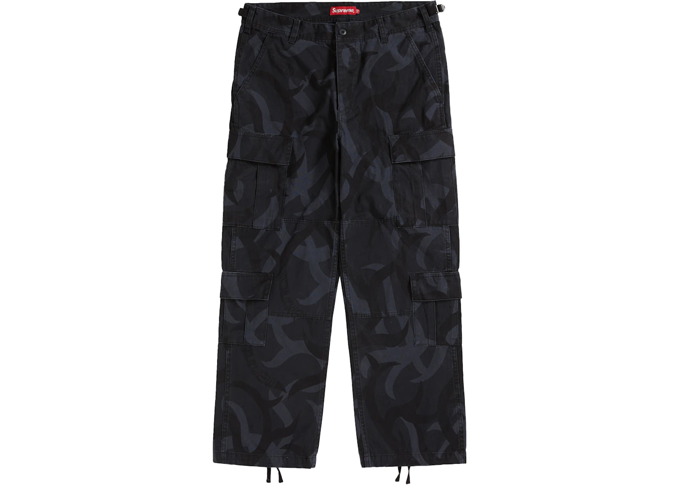 Supreme Cargo Pant Black Tribal Camo