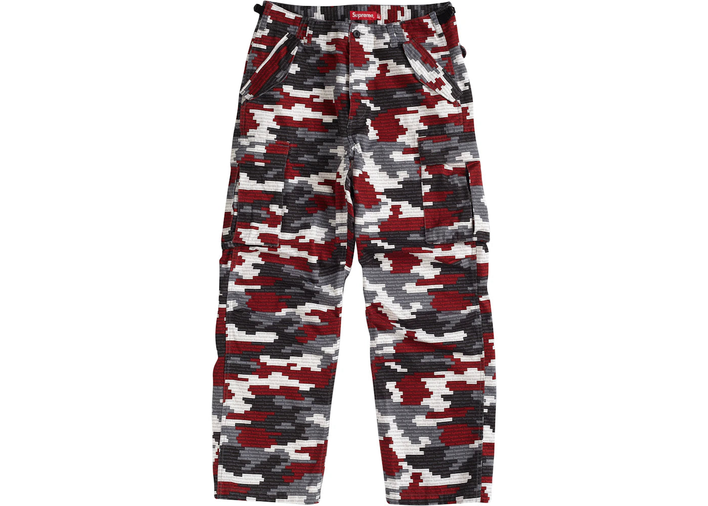 Supreme Cargo Pant Red Camo