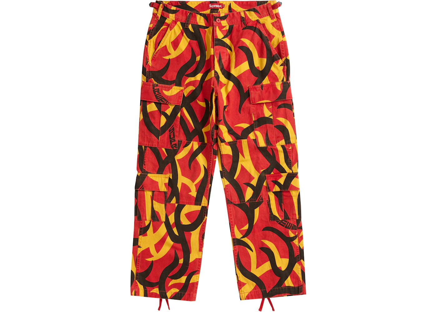 Supreme Cargo Pant Red Tribal Camo