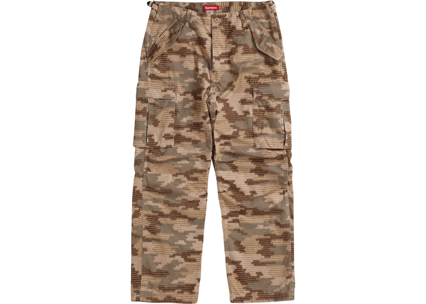 Supreme Cargo Pant Tan Camo