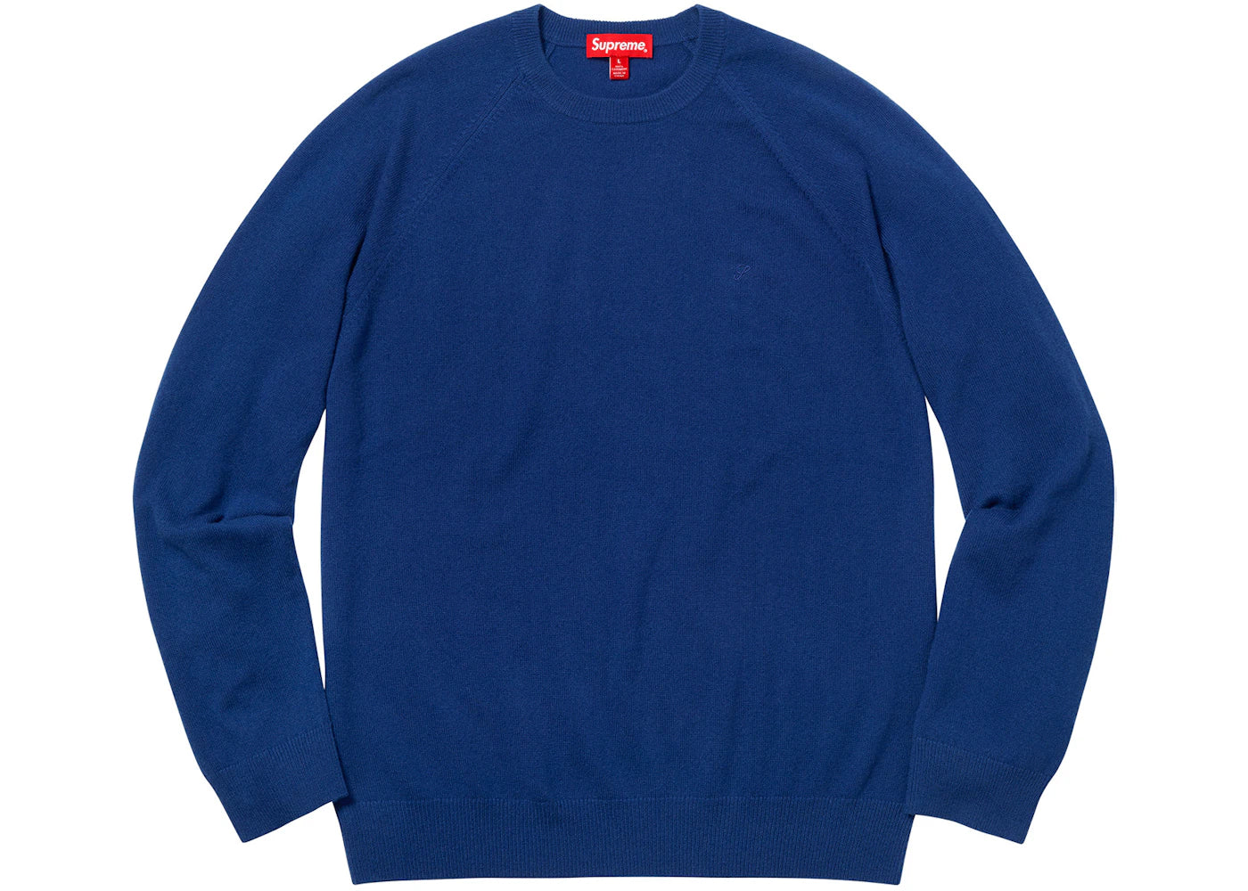 Supreme Cashmere Sweater (FW18) Dark Royal