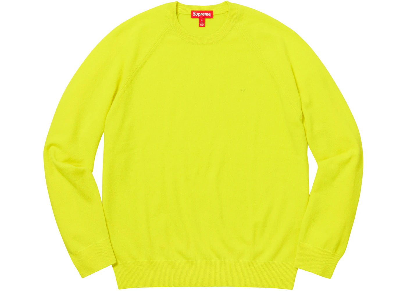 Supreme Cashmere Sweater (FW18) Lime