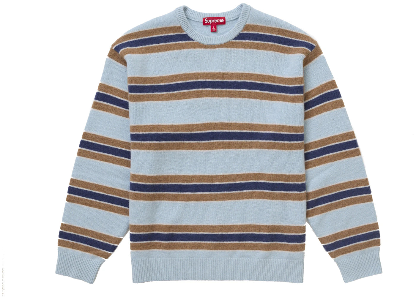 Supreme Cashmere Sweater (FW24) Blue Stripe