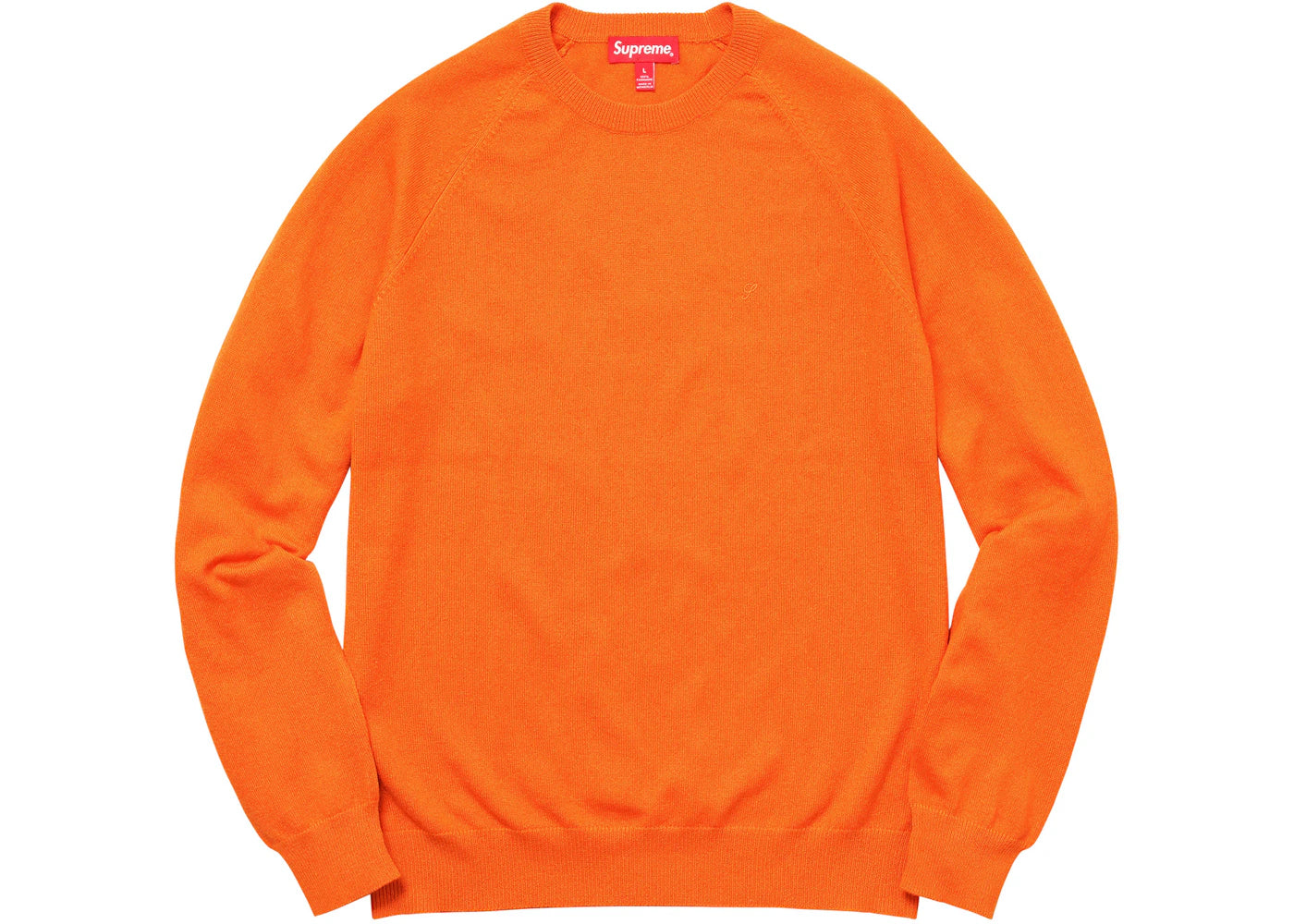 Supreme Cashmere Sweater Orange