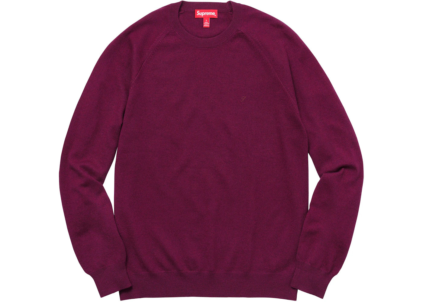 Supreme Cashmere Sweater Wine