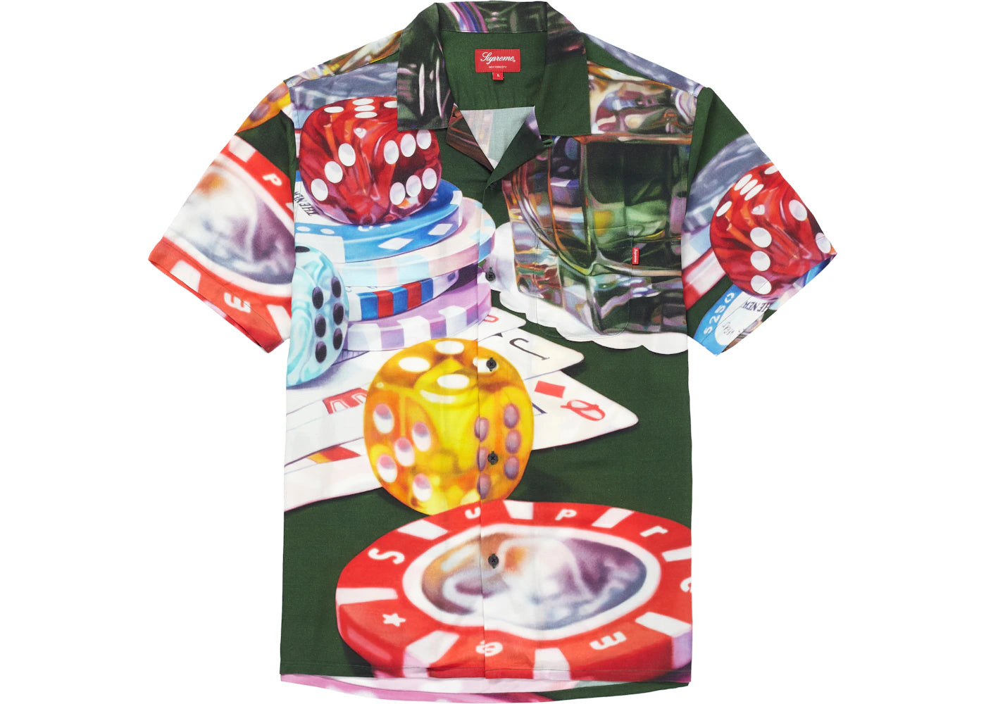 Supreme Casino Rayon Shirt Green