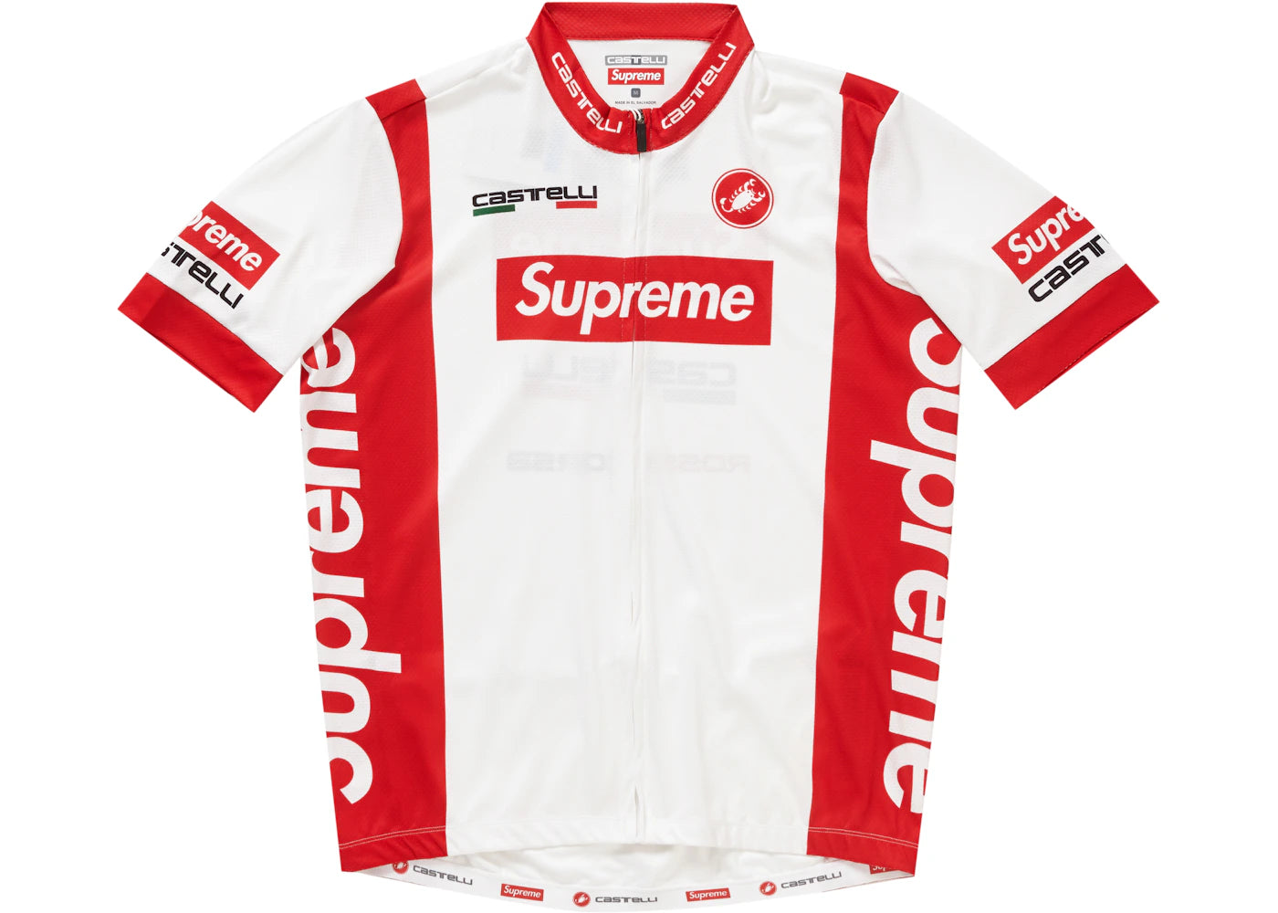 Supreme Castelli Cycling Jersey White