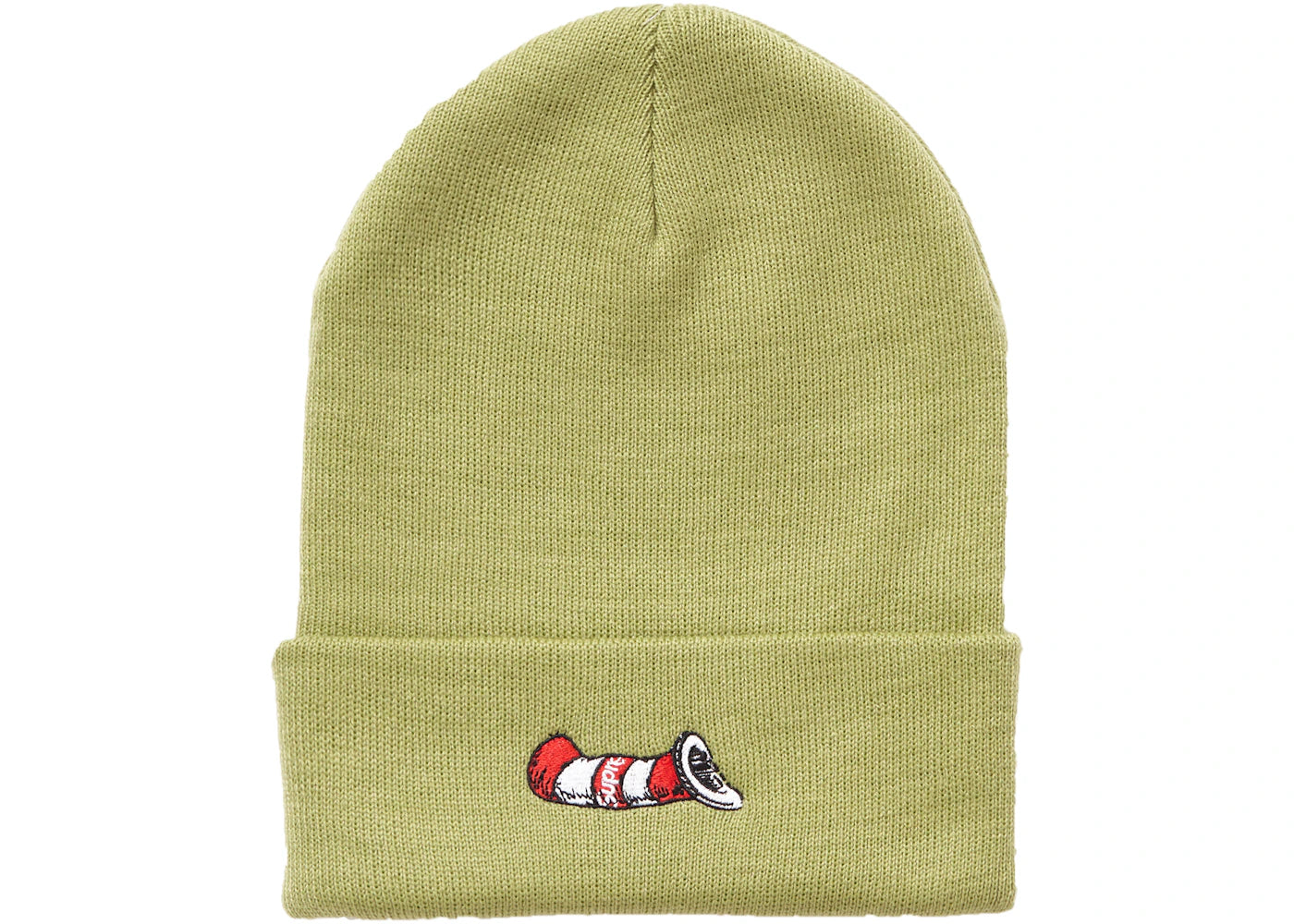 Supreme Cat in the Hat Beanie Light Olive