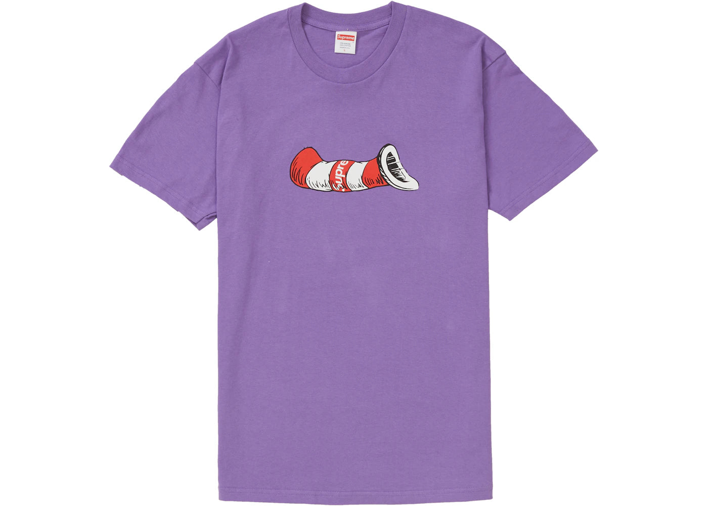 Supreme Cat in the Hat Tee Purple
