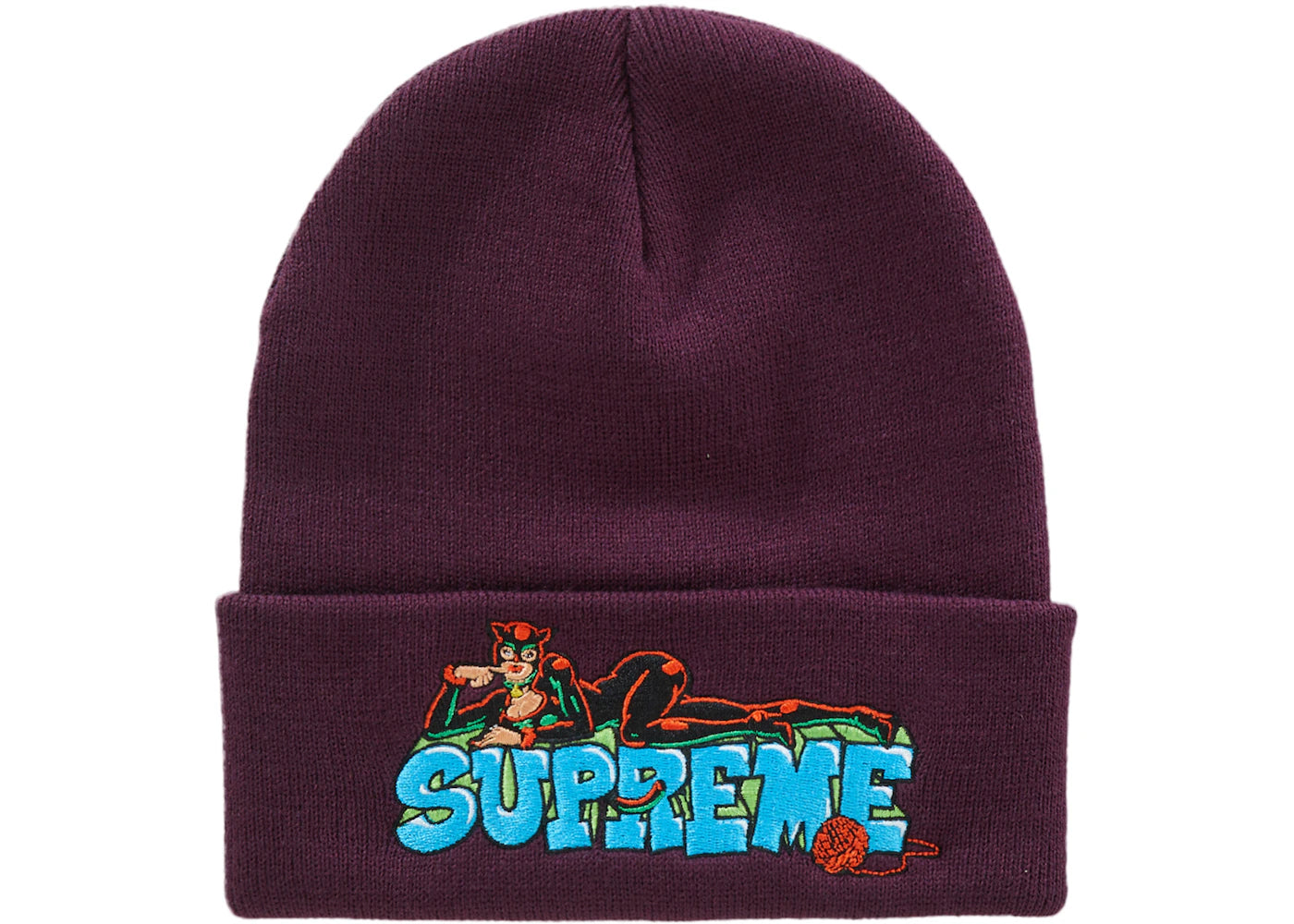 Supreme Catwoman Beanie Plum