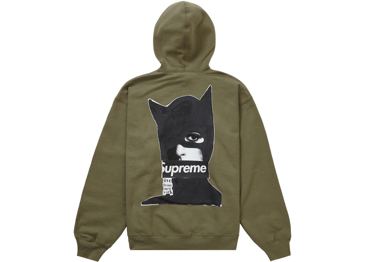 Supreme Catwoman Hooded Sweatshirt Light Olive