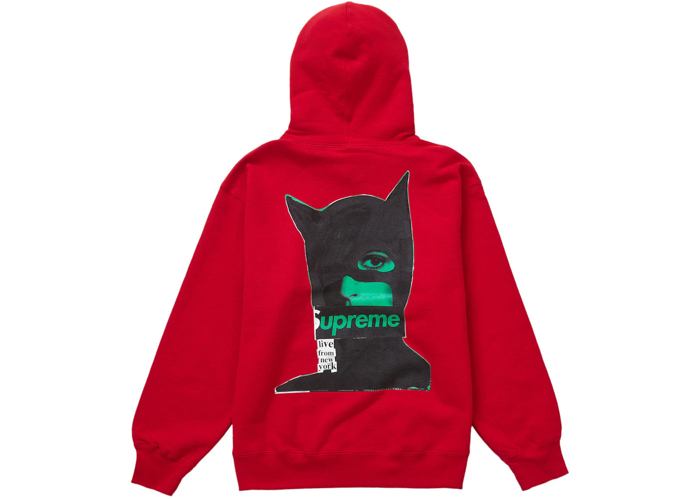 Supreme Catwoman Hooded Sweatshirt Red