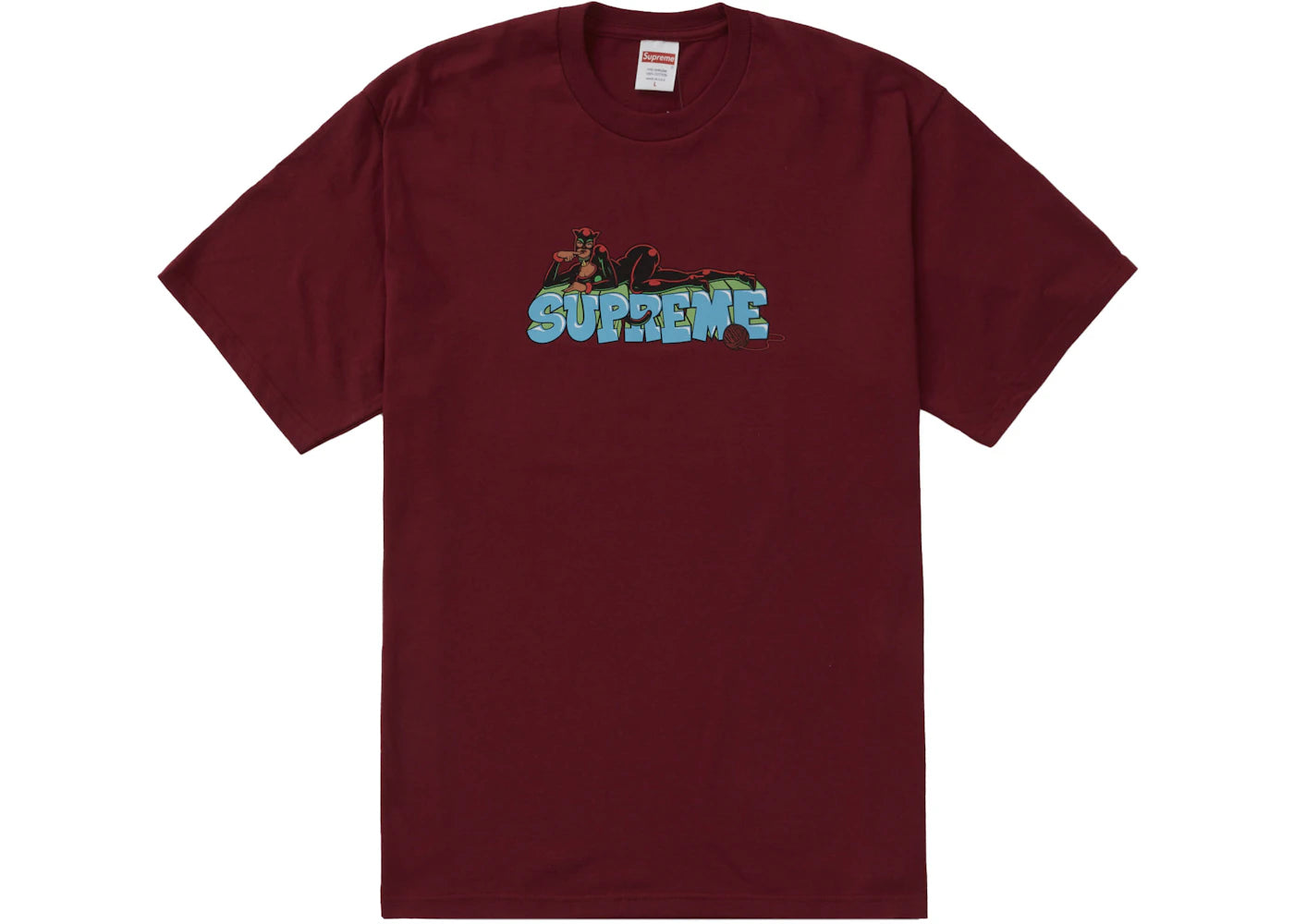 Supreme Catwoman Tee Cardinal