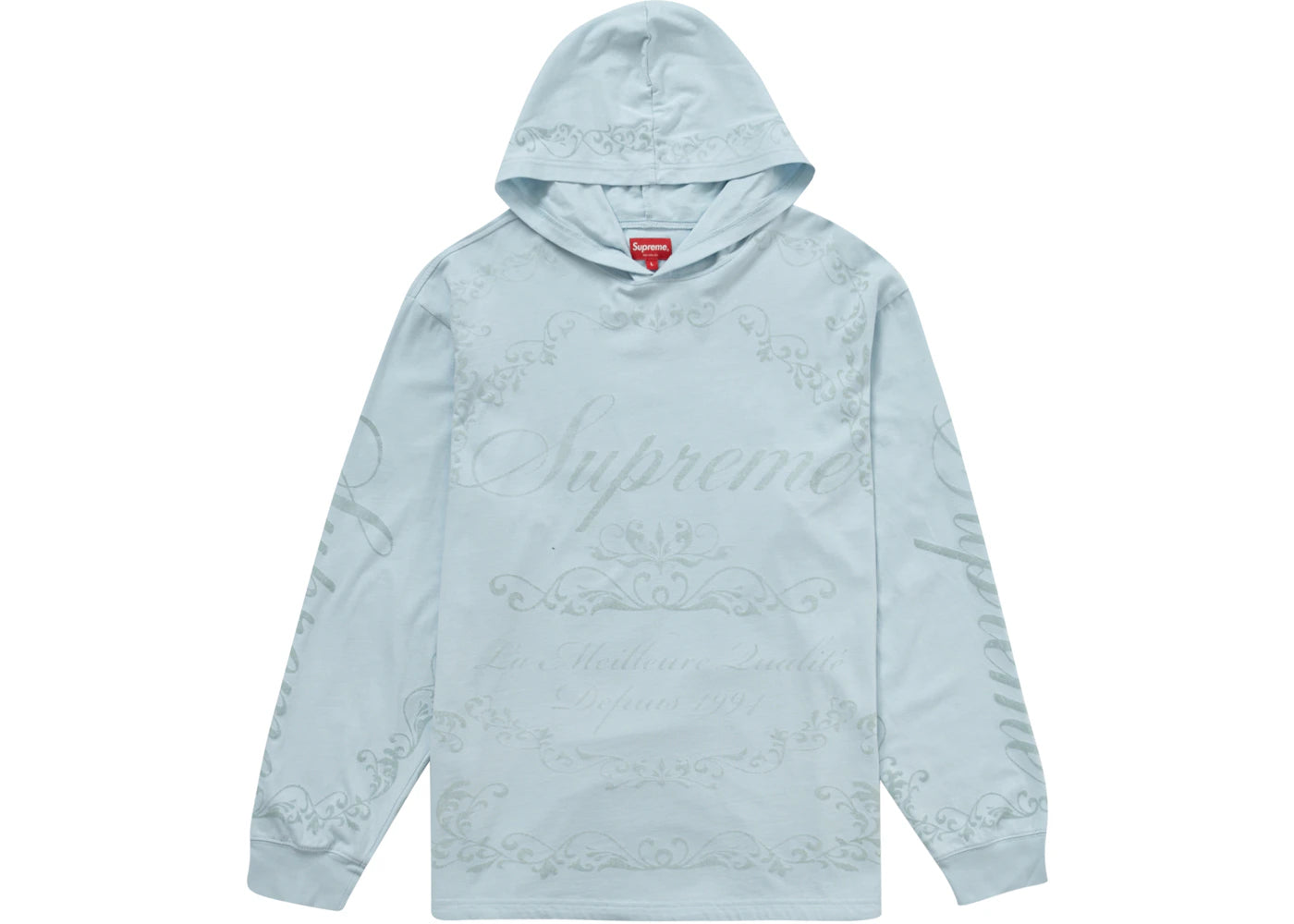 Supreme Celebre Hooded L/S Top Blue