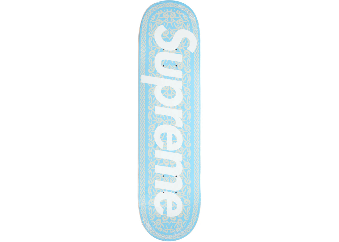 Supreme Celtic Knot Skateboard Deck Blue