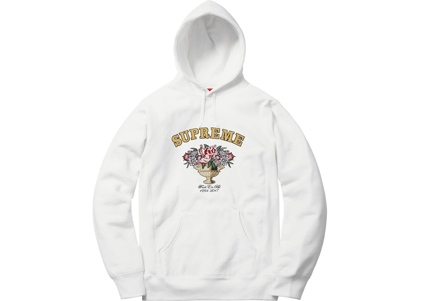 Supreme Centerpiece Hoodie White