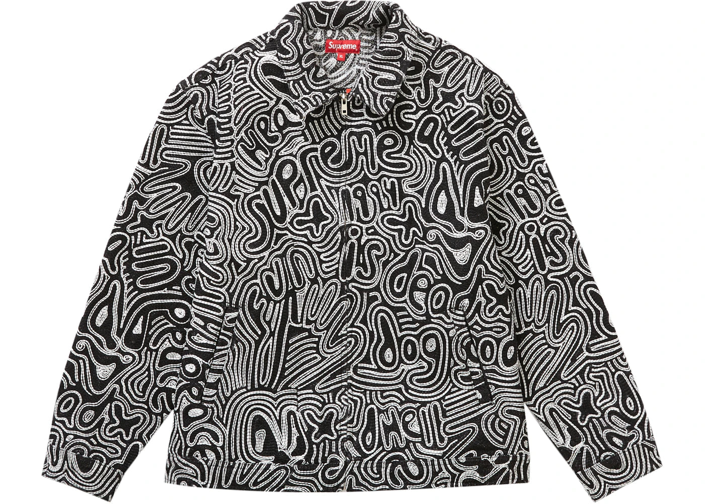 Supreme Chainstitch Denim Jacket Black