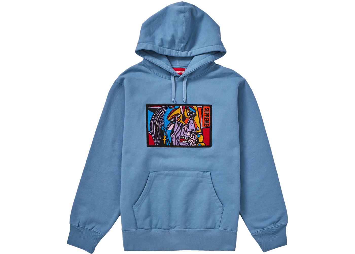 Supreme Chainstitch Hooded Sweatshirt Dusty Blue