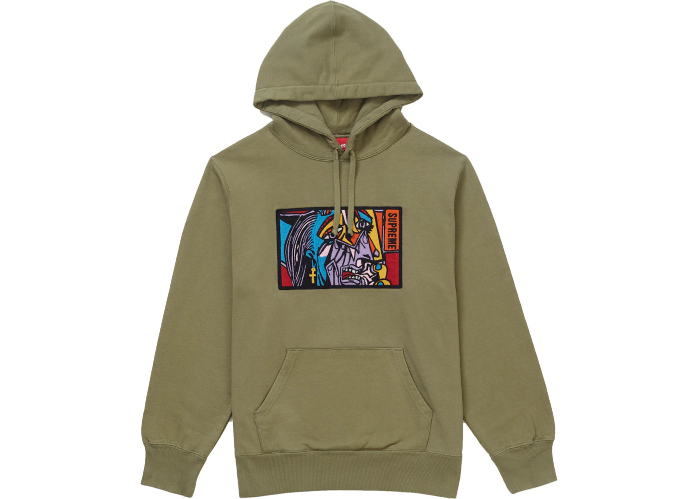 Supreme Chainstitch Hooded Sweatshirt Light Olive