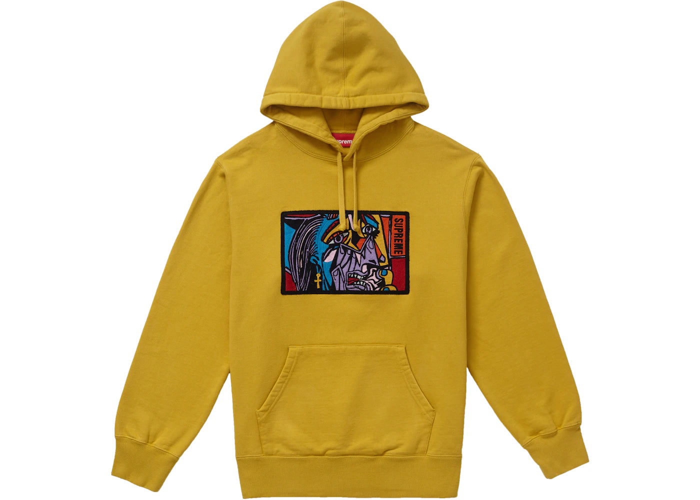 Supreme Chainstitch Hooded Sweatshirt Mustard