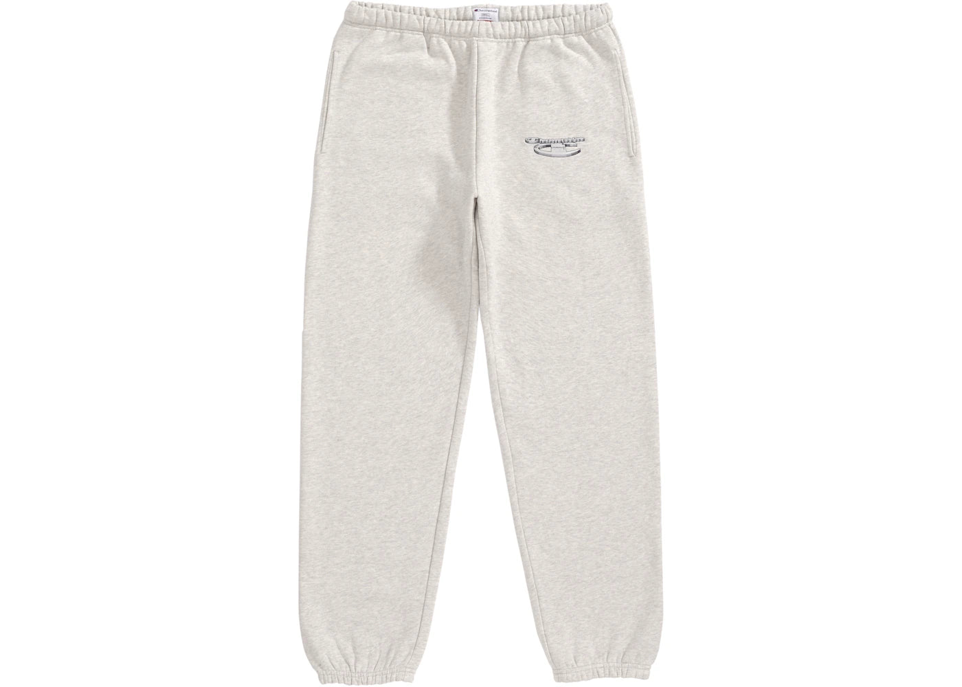 Supreme Champion 3D Metallic Sweatpant Ash Grey