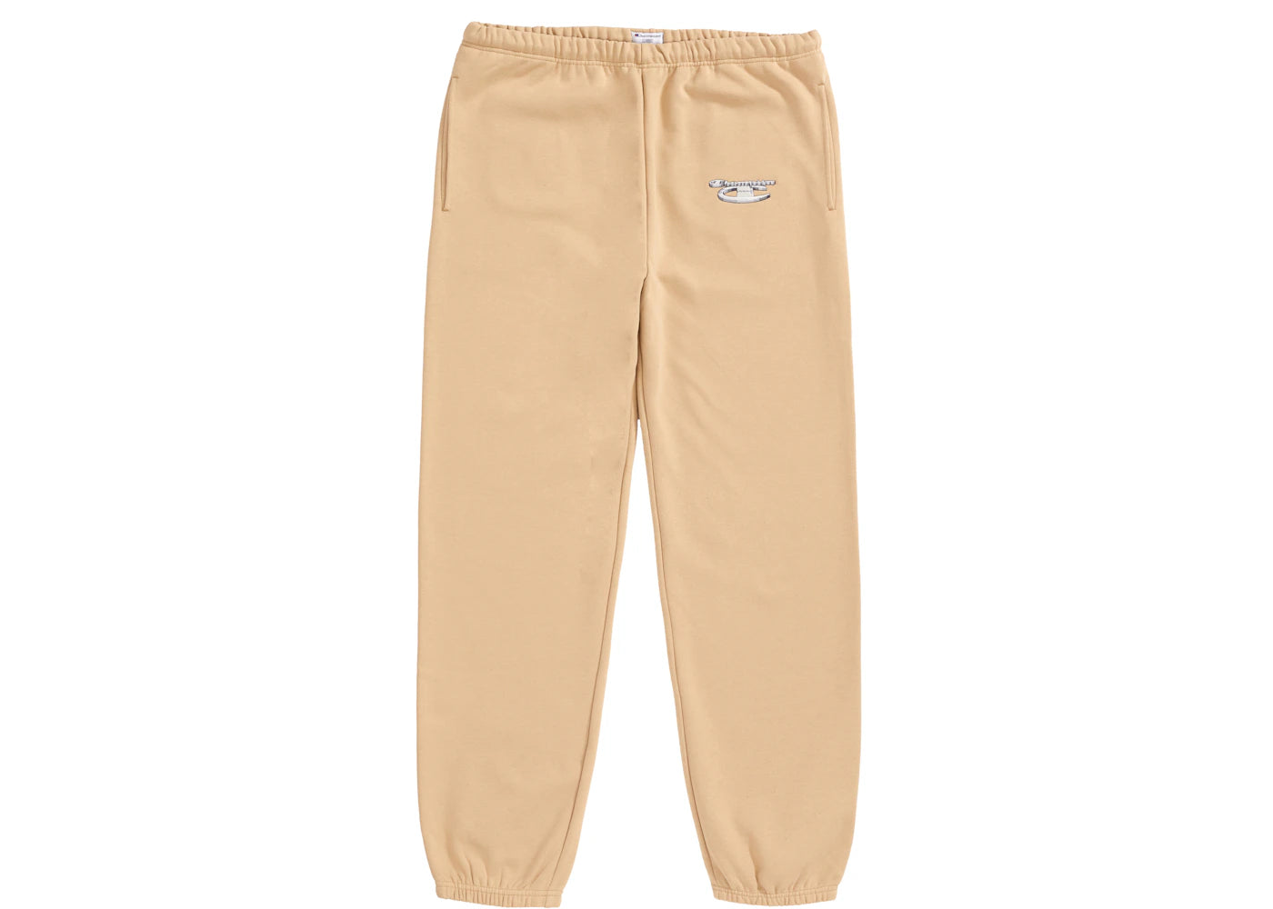 Supreme Champion 3D Metallic Sweatpant Tan