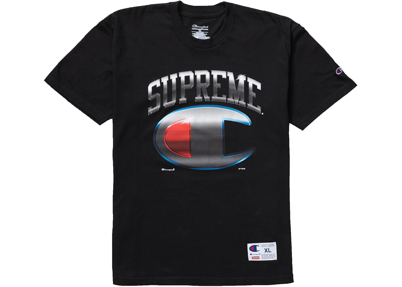 Supreme Champion Chrome S/S Top Black