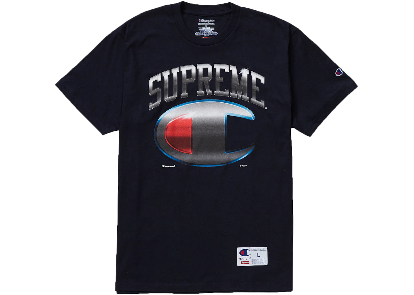 Supreme Champion Chrome S/S Top Navy