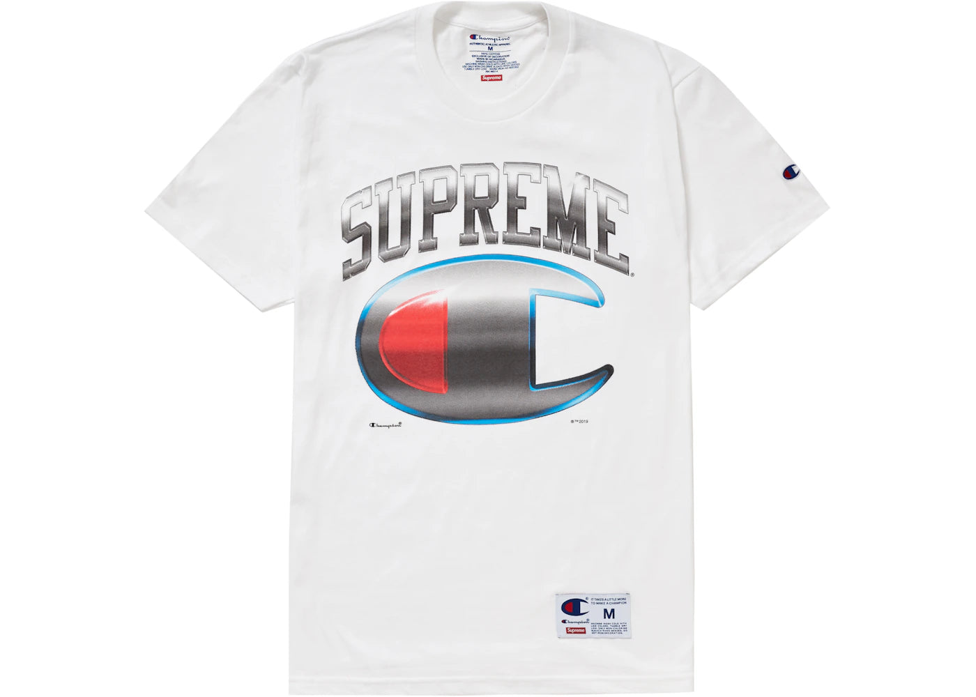 Supreme Champion Chrome S/S Top White