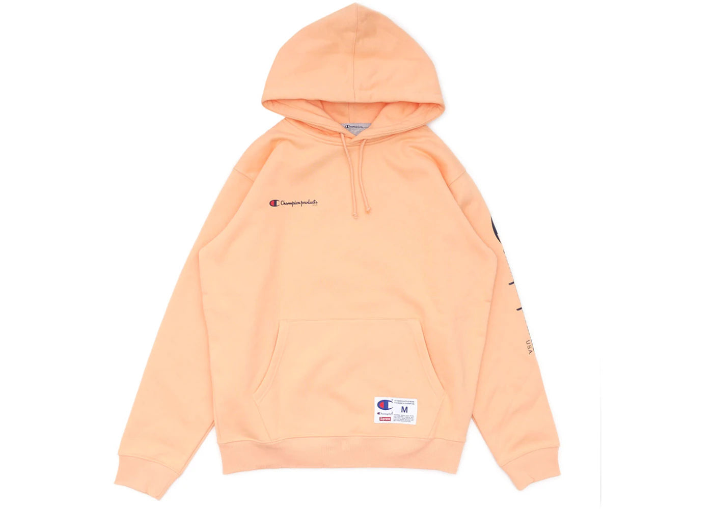 Supreme Champion Hooded Sweatshirt Peach