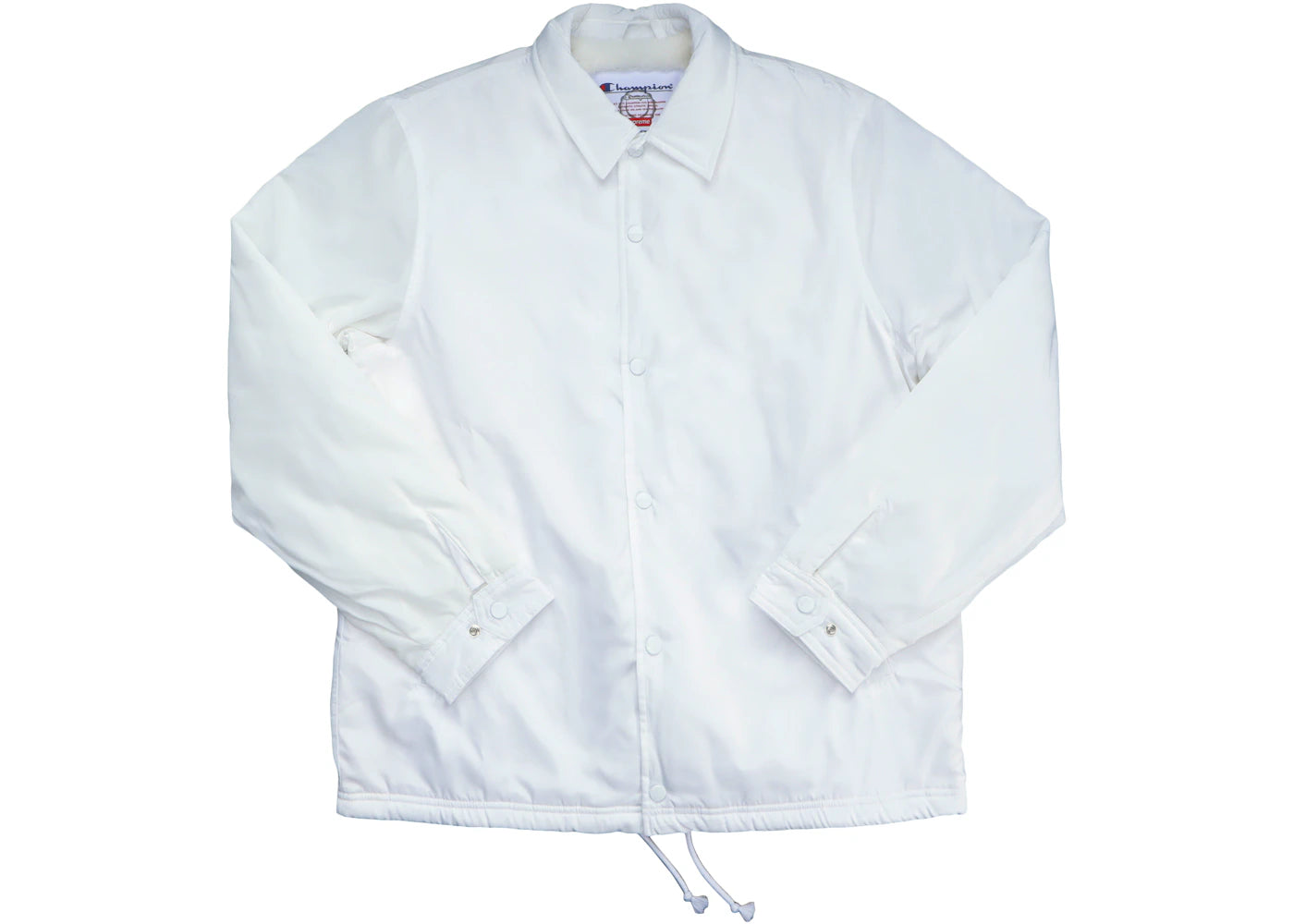 Supreme Champion Label Coaches Jacket White