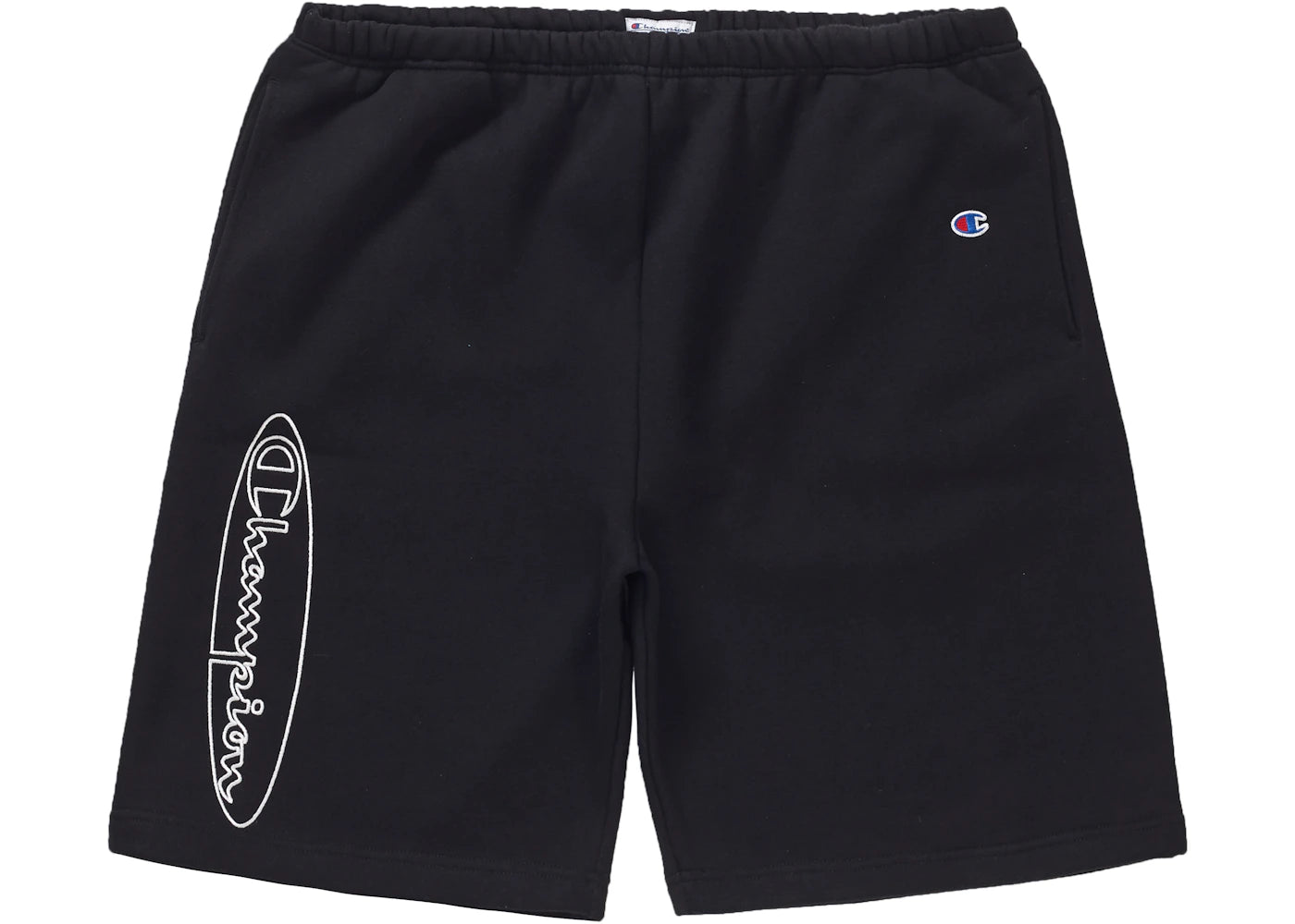 Supreme Champion Outline Sweatshort Black
