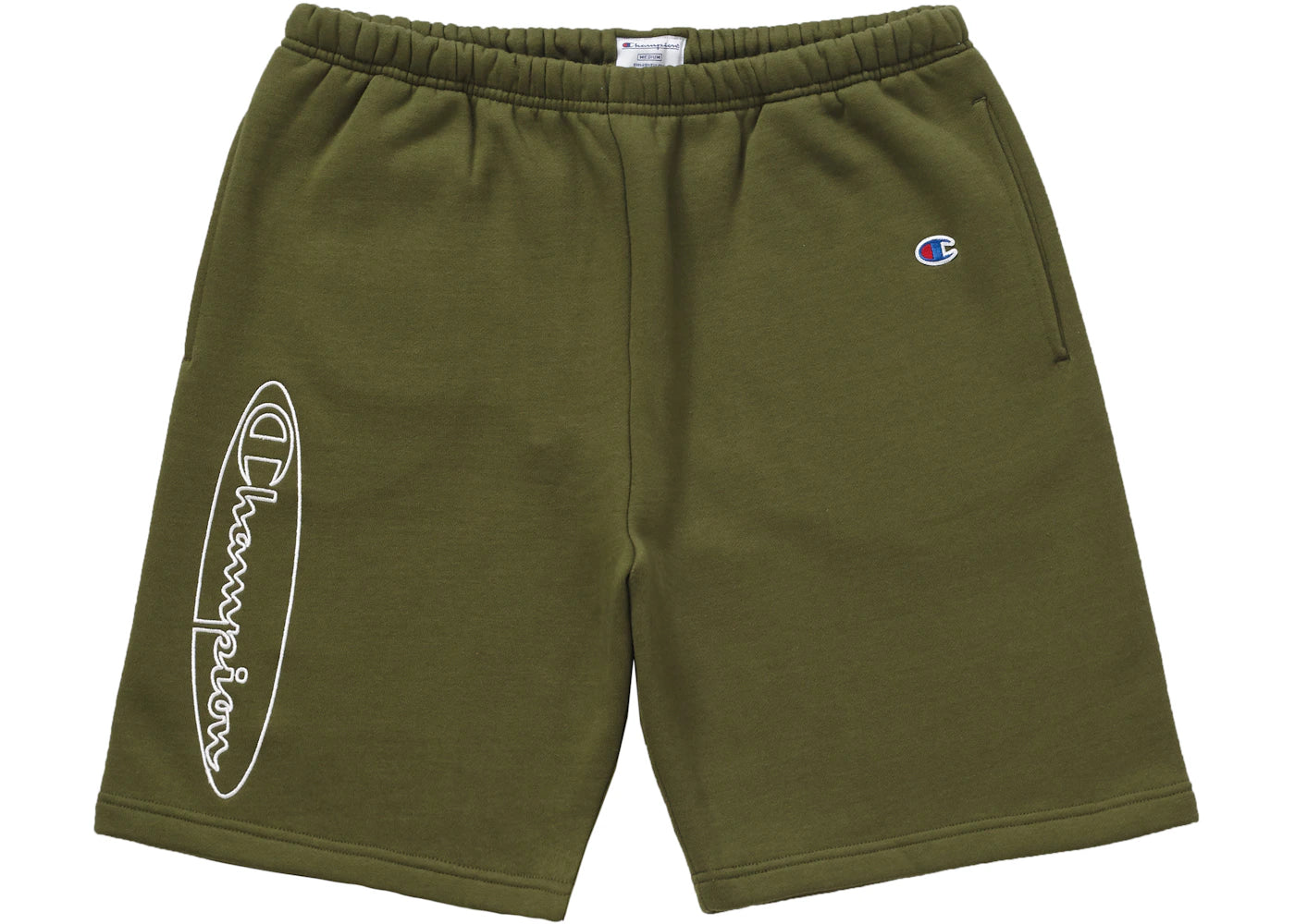 Supreme Champion Outline Sweatshort Dark Olive