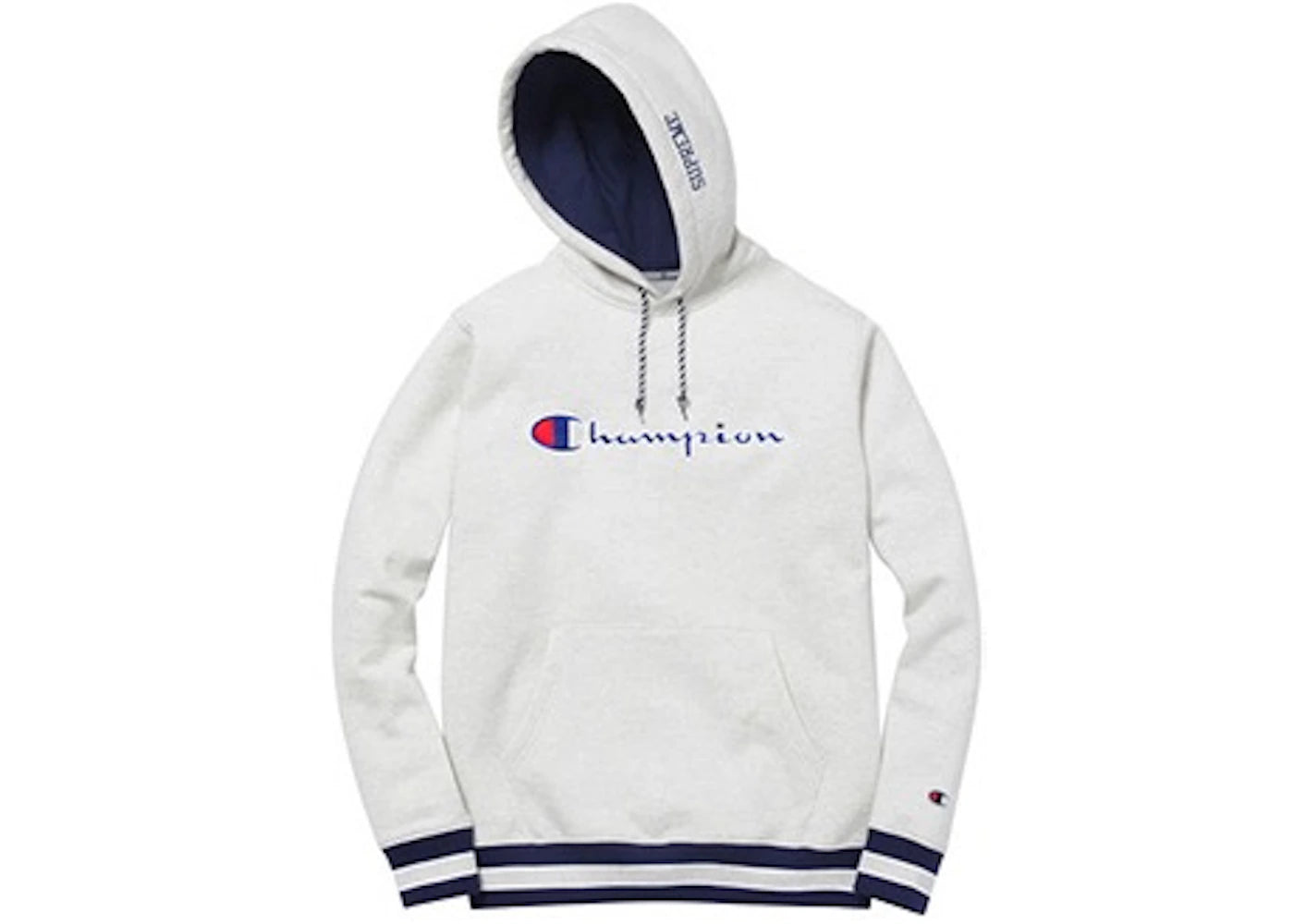 Supreme Champion Pullover Hoodie Heather Grey