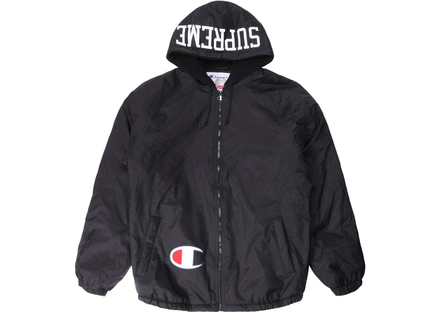 Supreme Champion Sherpa Lined Hooded Jacket Navy