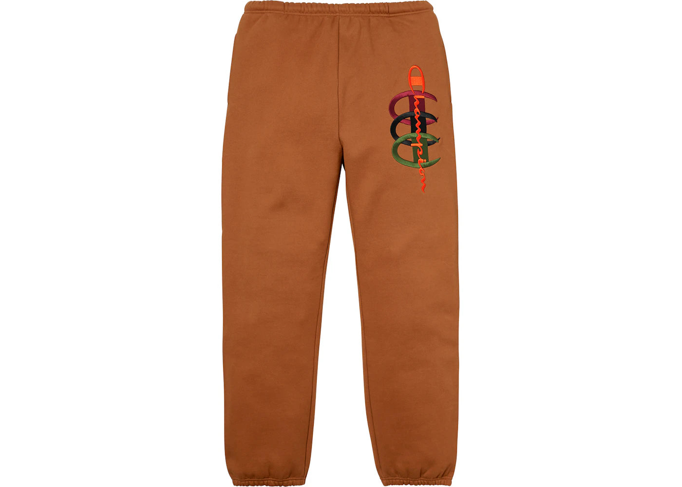 Supreme Champion Stacked C Sweatpant Brown