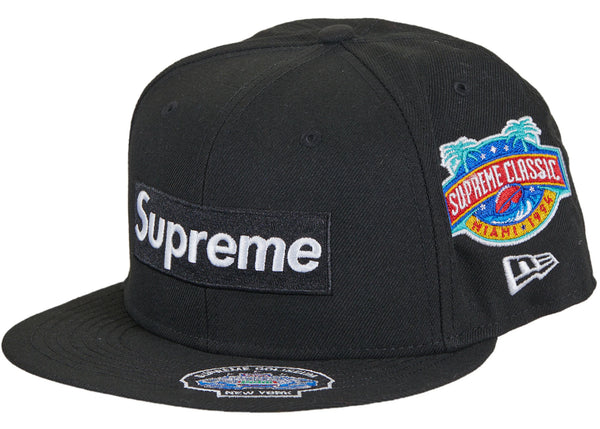 Supreme Championships Box Logo New Era Fitted Hat Black – Side Kicks