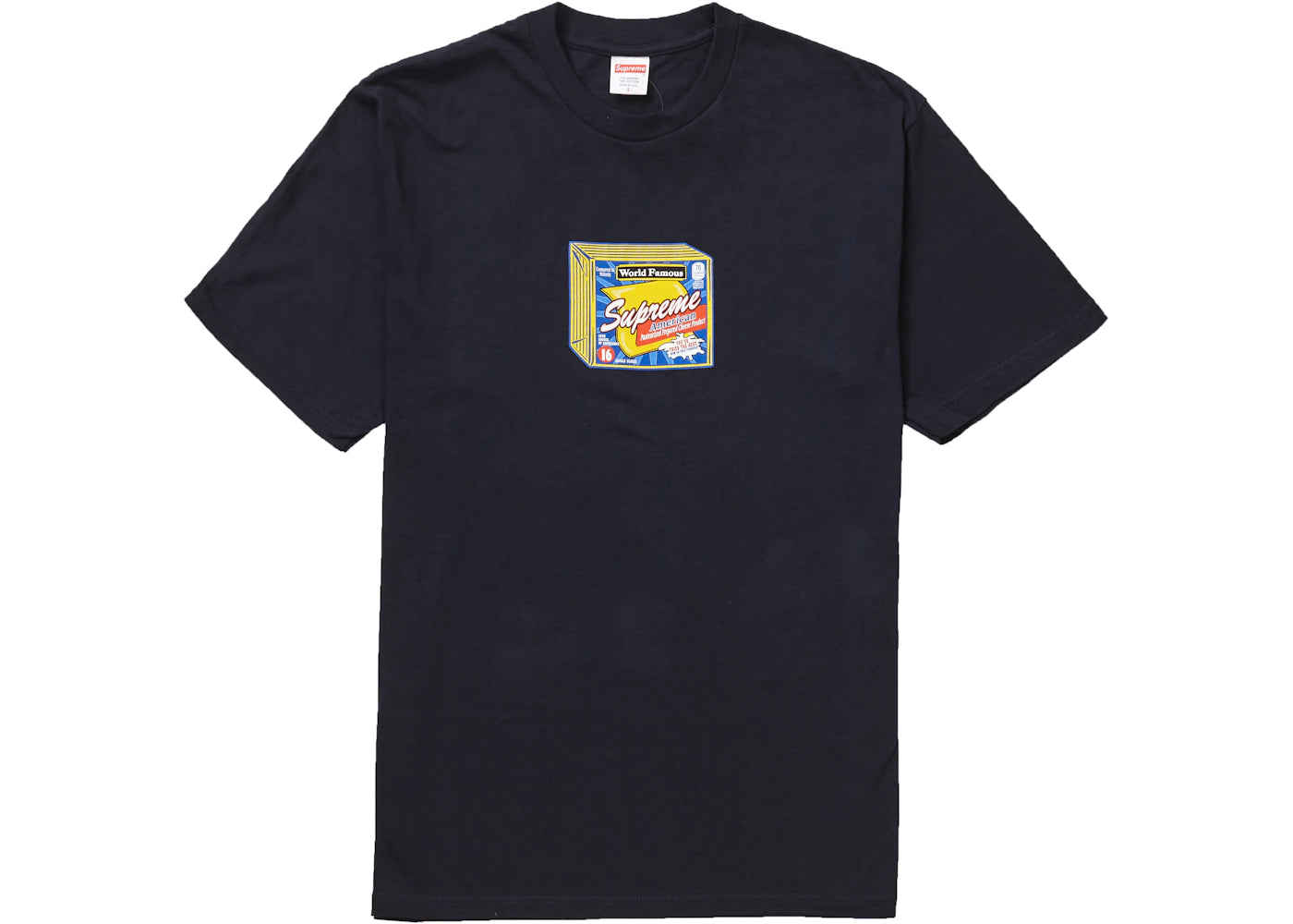 Supreme Cheese Tee Navy