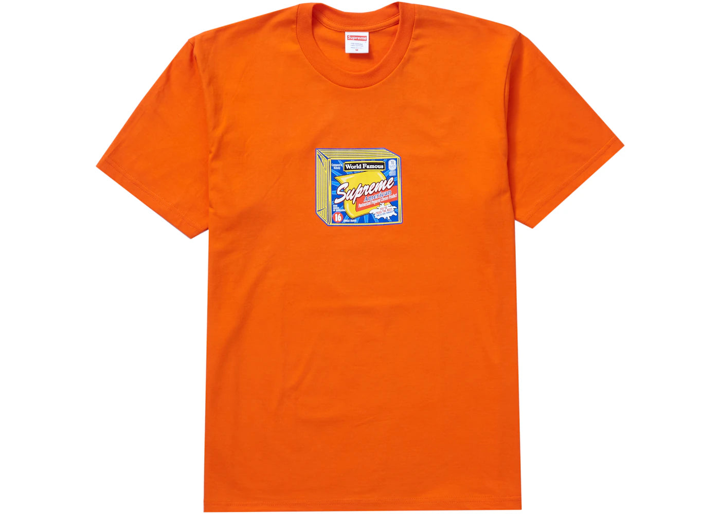 Supreme Cheese Tee Orange