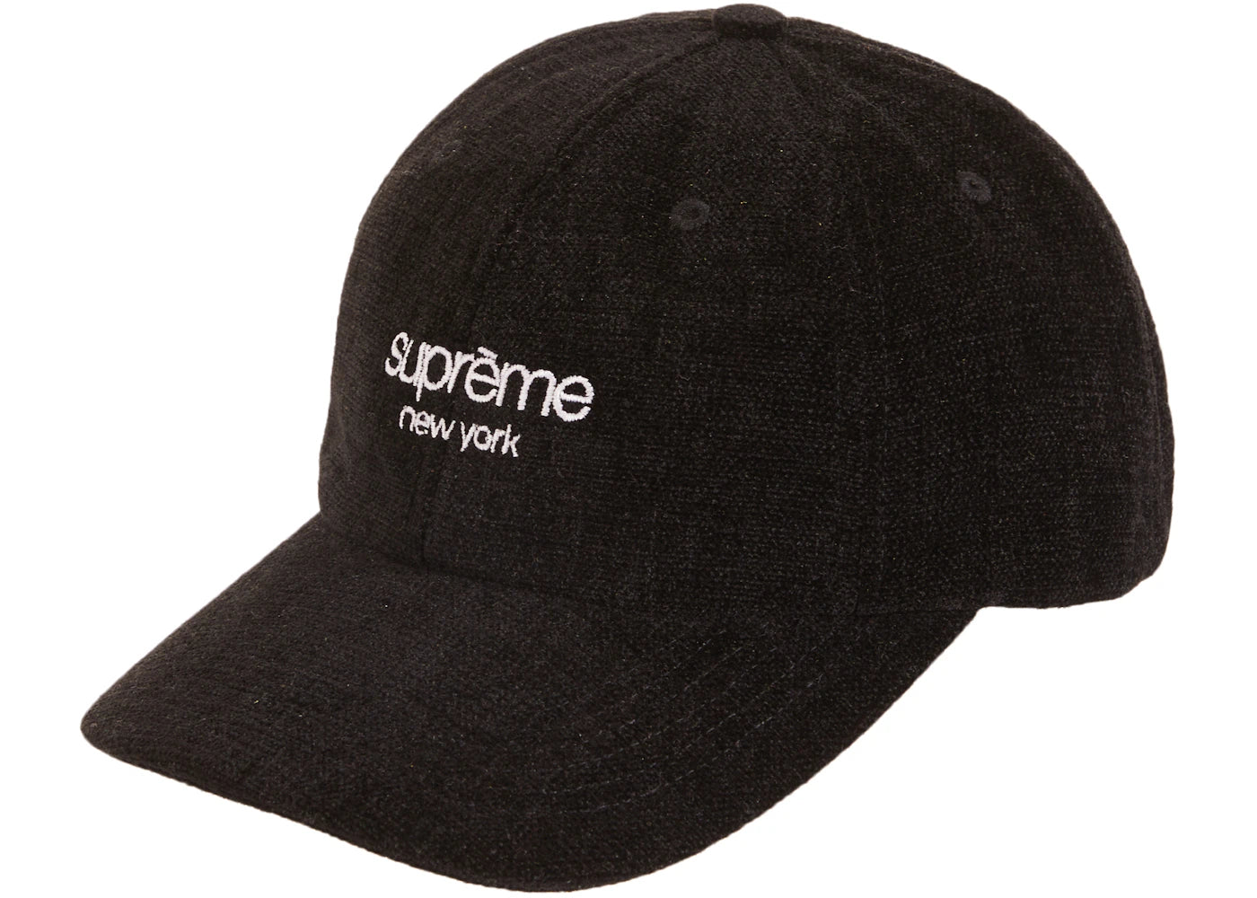 Supreme Chenille 6-Panel Black