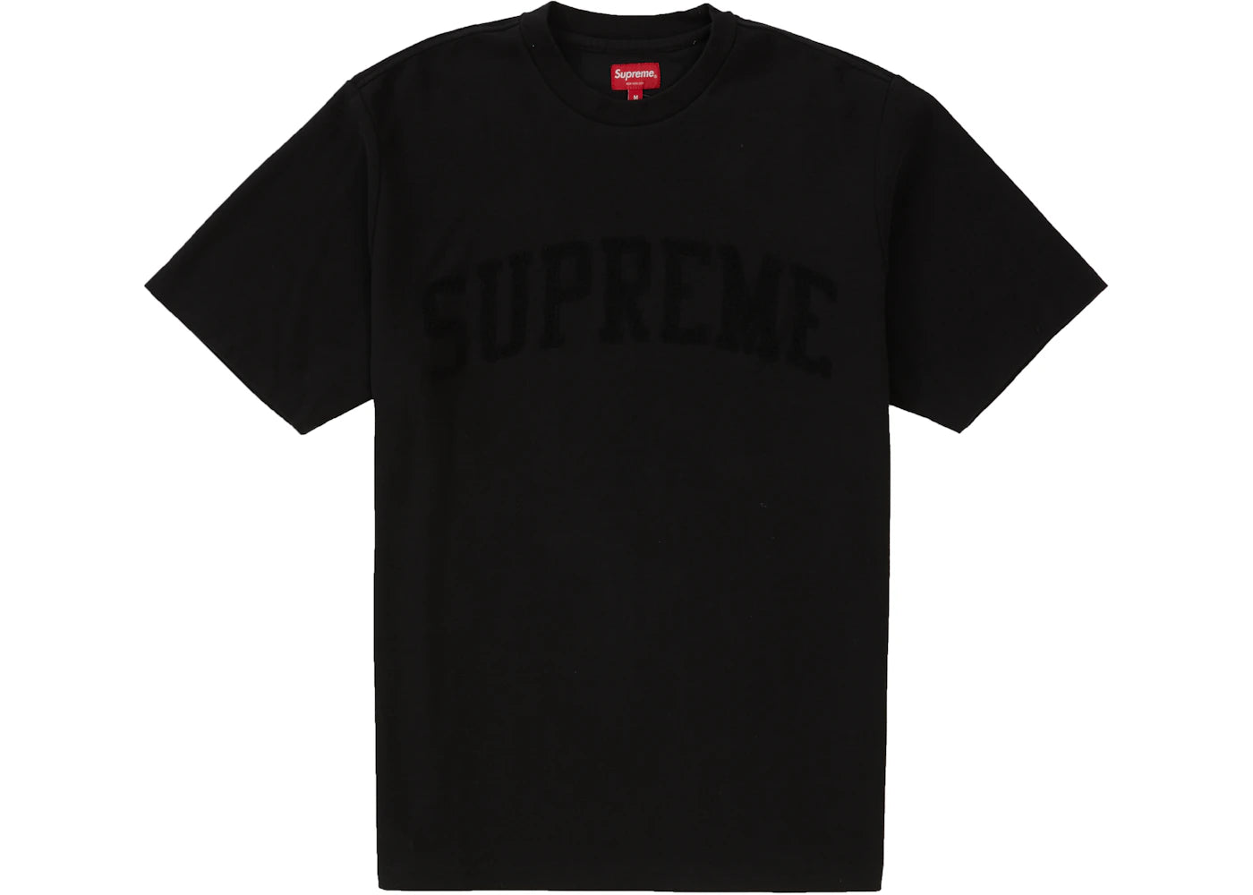 Supreme Chenille Arc Logo S/S Top Black