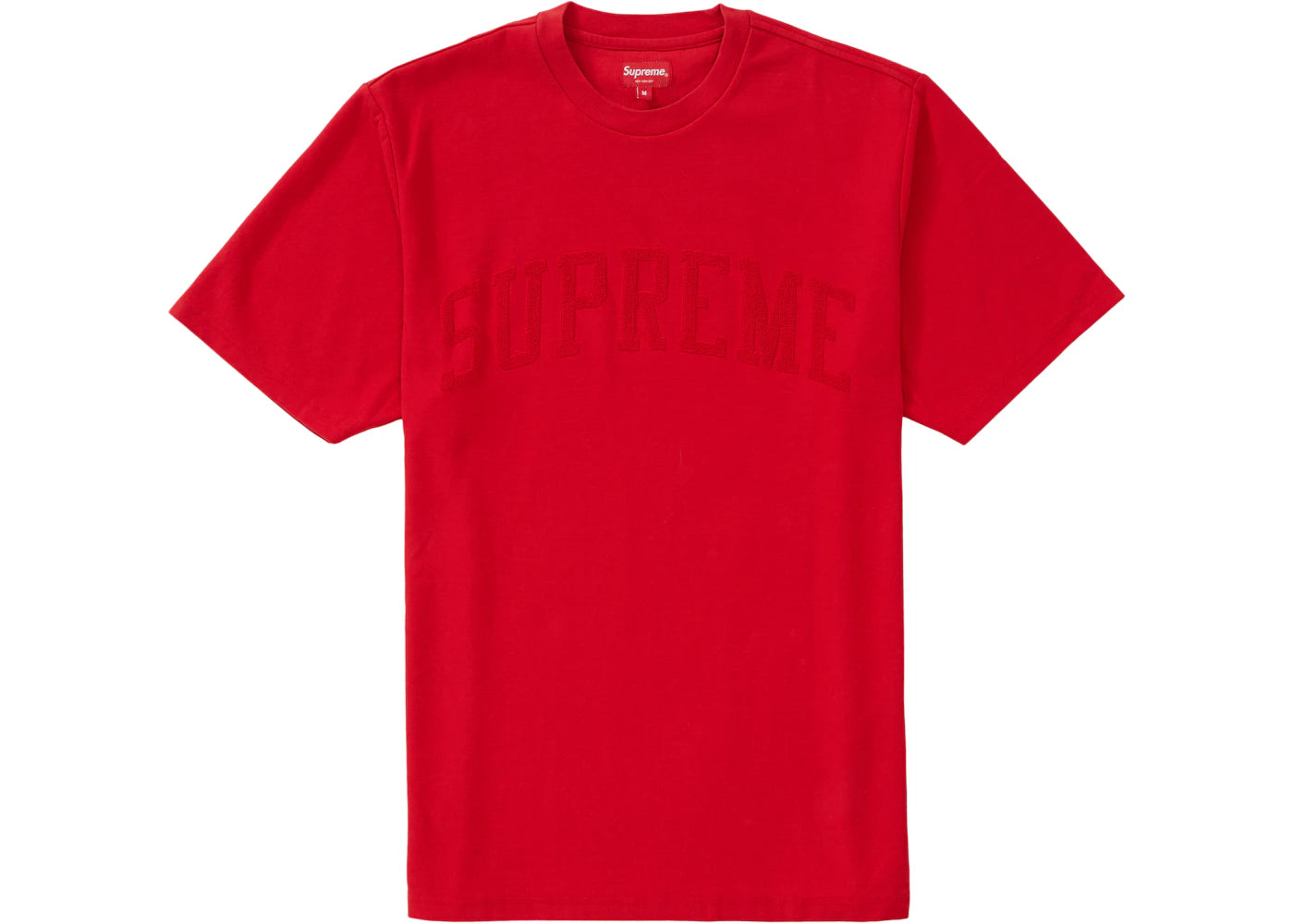 Supreme Chenille Arc Logo S/S Top Red