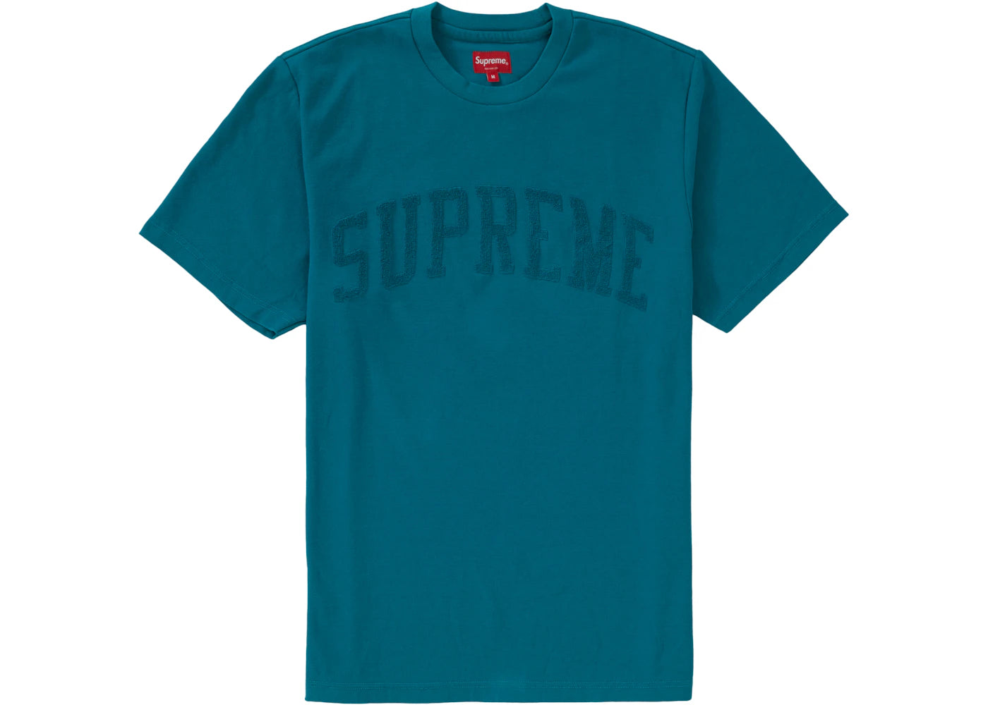 Supreme Chenille Arc Logo S/S Top Teal