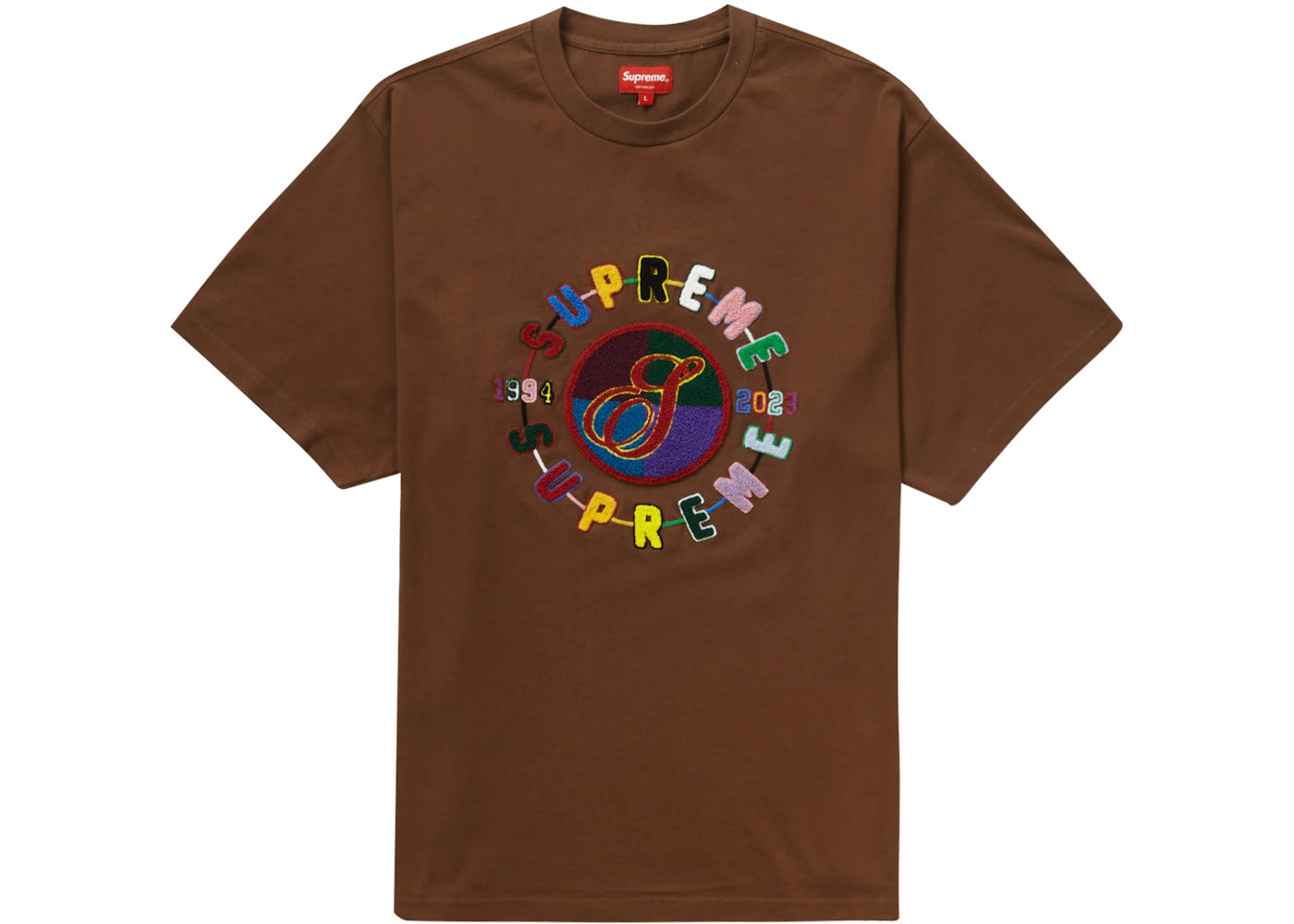 Supreme Chenille Crest S/S Top Brown